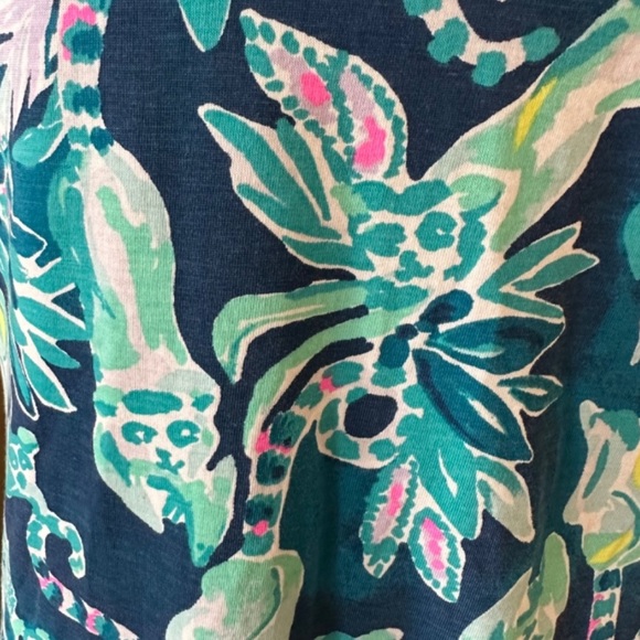 Lilly Pulitzer Dresses & Skirts - 💥🔥🛍HTF!!!Lilly Pulitzer Blue Lemur Print Dress - NWOT!!🛍🔥💥🎉